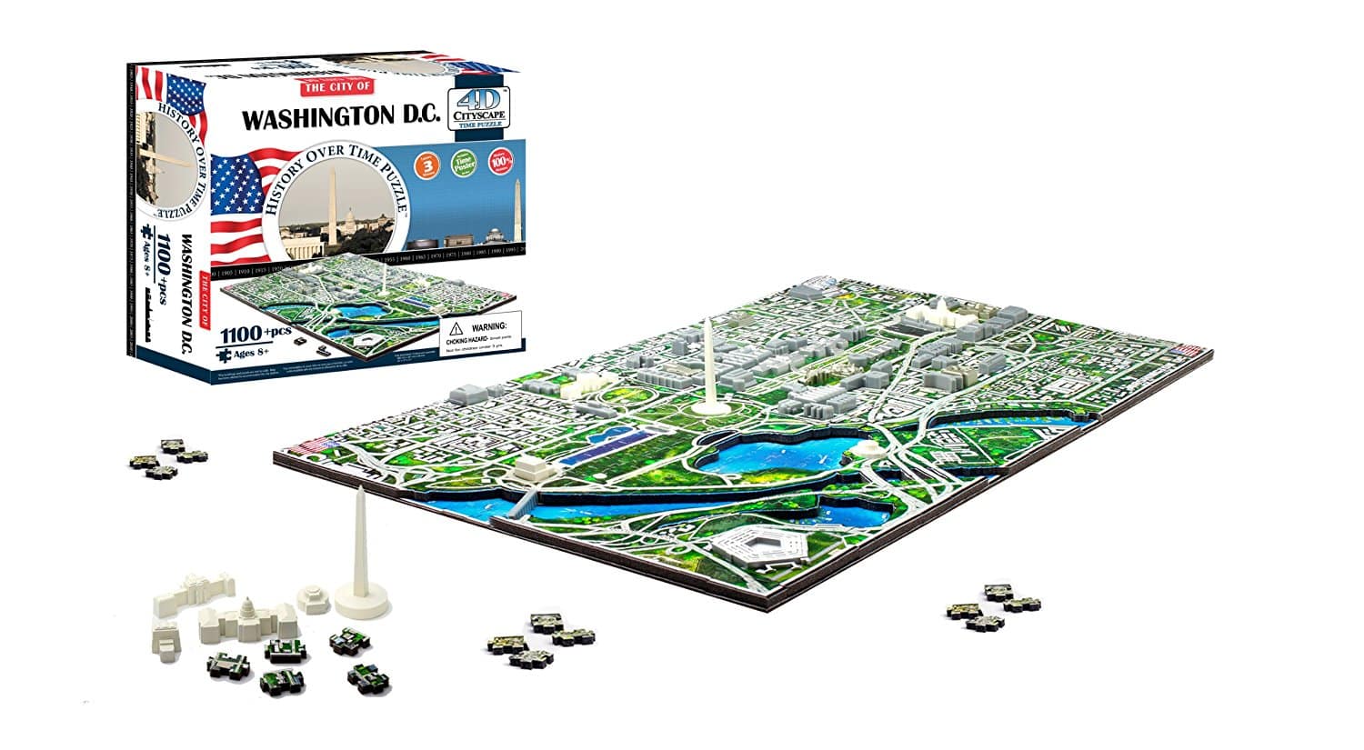 LIGHTNING DEAL ALERT! Washington DC Skyline Time Puzzle- 33% off!