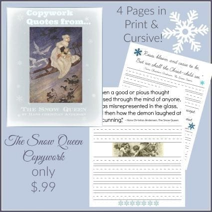 Snow Queen Copywork